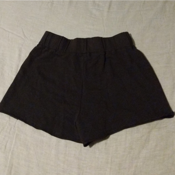James Perse Fleece Sweat Shorts Black - Picture 3 of 6